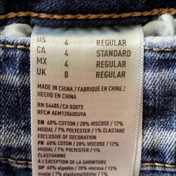 American Eagle  Women’s size 4 Jeans (Jeggings) - Picture 5 of 13